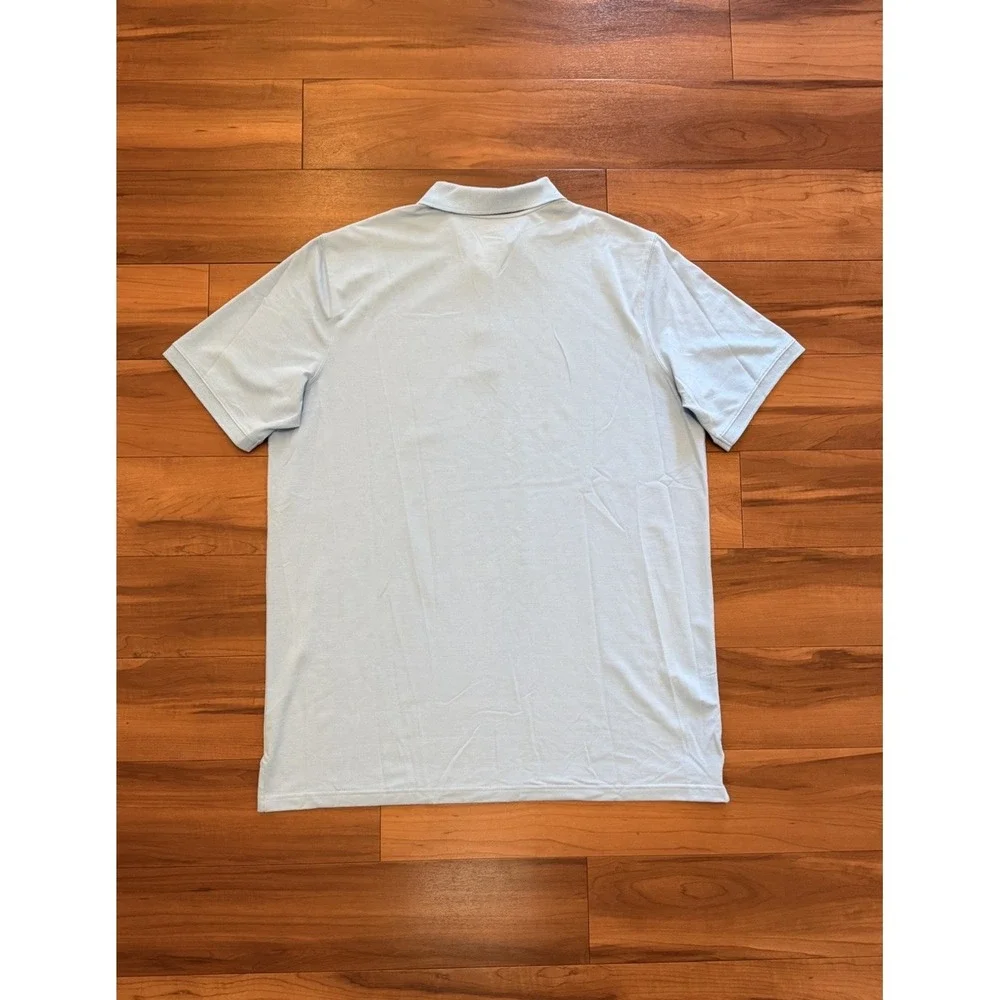 New The Foundry Supply Co. Light Blue Polo Shirt Short Sleeve Men's 2XLT Tall